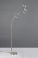 Lampadar Marley, TRIO, 80x55x200 cm, 10W, 5x GU10, metal, argintiu mat