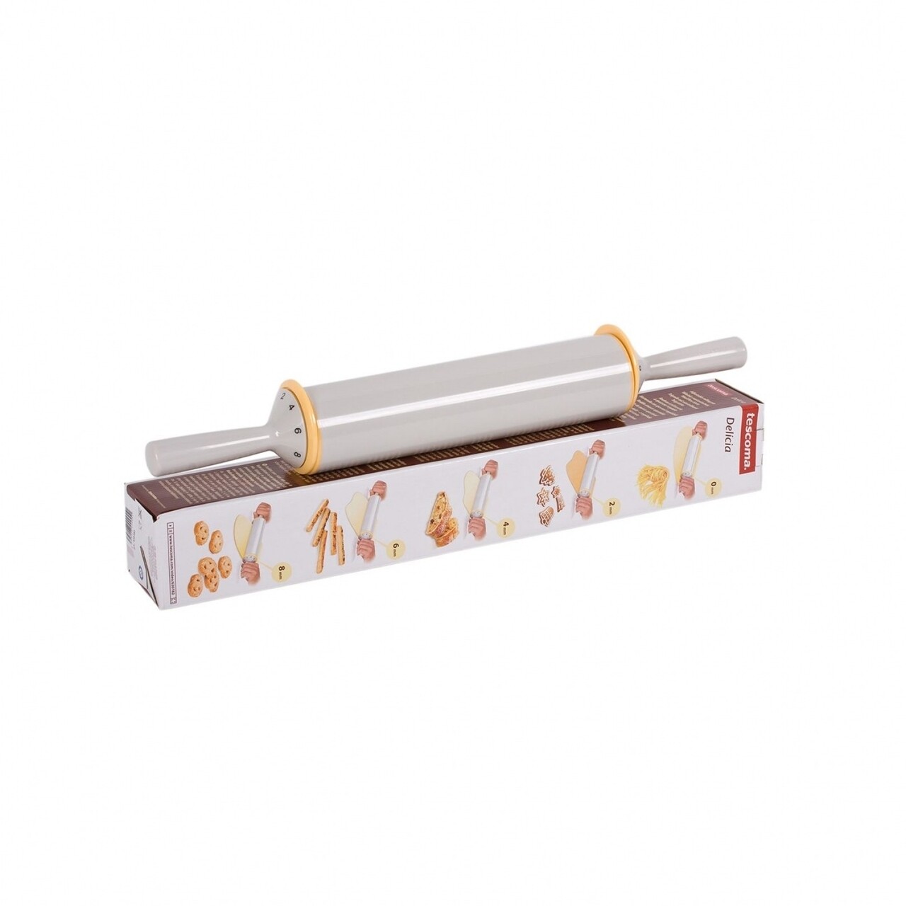 Sucitor ajustabil Delicia, Tescoma, 50 cm, plastic, bej/galben - 1 | YEO