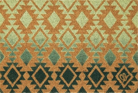 Covoras de intrare, Olivo Tappeti, Joy 13, Ombre, 40 x 60 cm, fibra cocos, multicolor