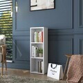 Corp biblioteca, Hanah Home, HC119, 30x90x20 cm, Alb