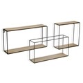 Raft de perete Frances, Versa, 13 x 38 x 10 cm, metal