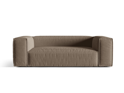 Canapea 3 locuri, Nuria-215, Micadoni Home, 210x110x72 cm, tesatura structurata chenille, cappuccino