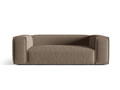 Canapea 3 locuri, Nuria-215, Micadoni Home, 210x110x72 cm, tesatura structurata chenille, cappuccino