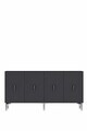 Consola, Hanah Home, Ayshe 150, 150x75x32 cm, Antracit / Argintiu