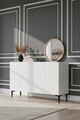 Consola, Hanah Home, Didema 120, 120x79x32 cm, Alb