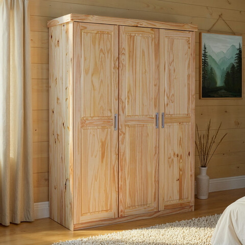 Dulap Pelle, Inter Link, 140x55x190 cm, lemn, natur