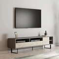 Comoda TV, Inarch, Luga, Gri / Travertin