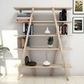 Biblioteca Makro, Puqa Design, 120x30x148 cm, bej