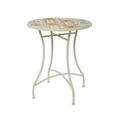 Masa pentru gradina Beaufort Mosaic, Decoris, 60x71 cm, bej
