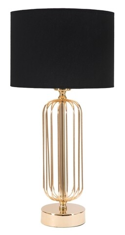 Lampa de masa Glam Towy, Mauro Ferretti, 1 x E27, 40W, Ø25×51 cm, fier/textil Mauro Ferretti imagine noua 2022
