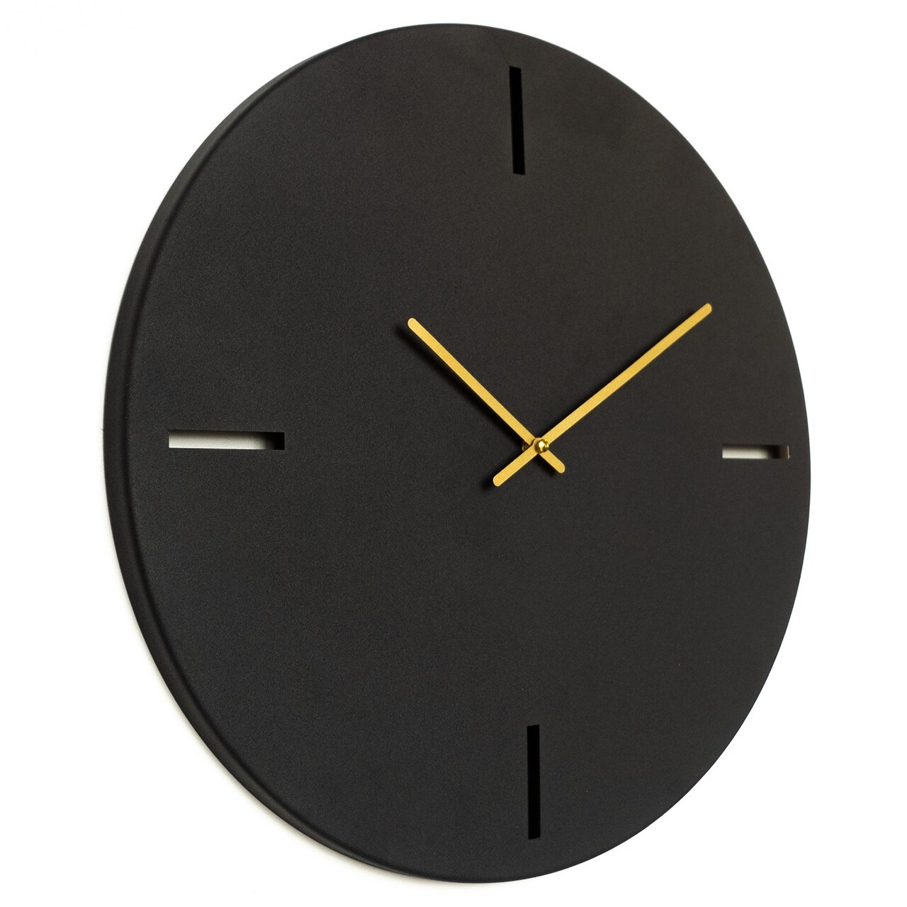 Ceas de perete, Timeless Metal Wall Clock, Dimensiune: 48 x 48 cm, Negru - view 3
