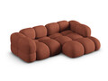 Coltar dreapta 3 locuri, Loretto, Cosmopolitan Design, 250x147x68 cm, tesatura structurata, corai