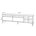 Comoda TV, Emerald, Eva, 180 x 52 x 35 cm, pal melaminat, stejar