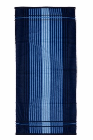 Prosop de plaja lines, heinner, 70 x 140 cm, 80% bumbac/ 20% poliester, albastru