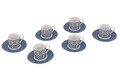 Set de cafea Kutahya Porselen, RU12KT4309737, 12 piese, portelan