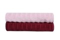 Set 2 prosoape de baie 406, Beverly Hills Polo Club, 70x140 cm, bumbac, roz