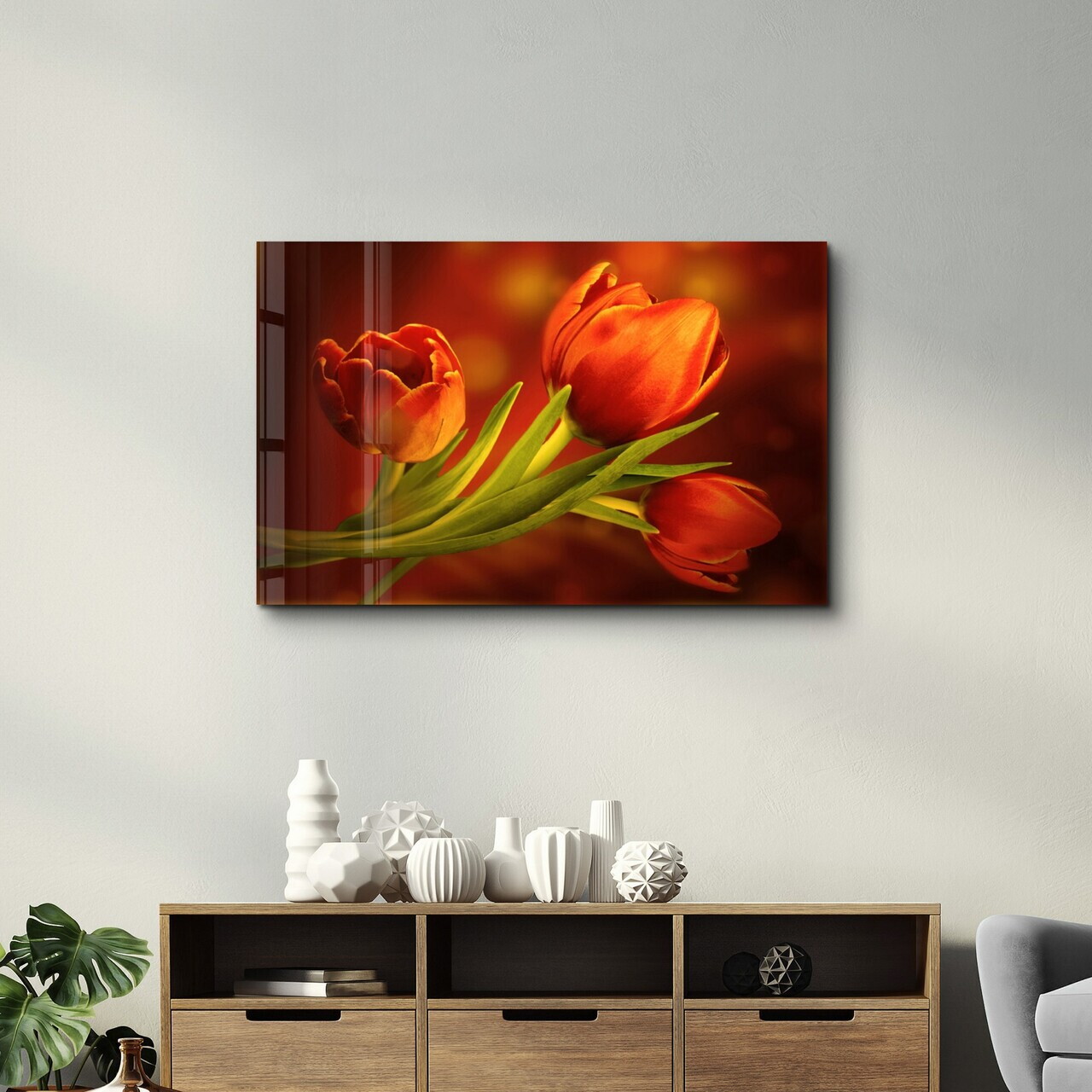 Tablou decorativ, OGLS-1144, Dimensiune: 35 x 55 cm, Multicolor — imaginea 2
