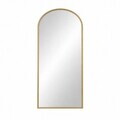 Oglinda Cheval, Hanah Home, Oval 80x180, 80x180x1.5 cm, Auriu