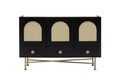 Consola, Howard, Cliff 63, 123x63x38 cm, PAL, Negru