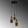 Candelabru, Opviq, Smoked - 041, E27, 60 W, metal/sticla