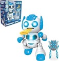 Jucarie robot Powerman Shoot, LEXIBOOK, 23.5 cm, plastic, alb/albastru