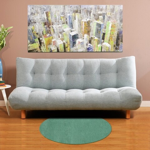 Covor, Indomex, Romantic, 120 cm Ø, 100% poliester, verde