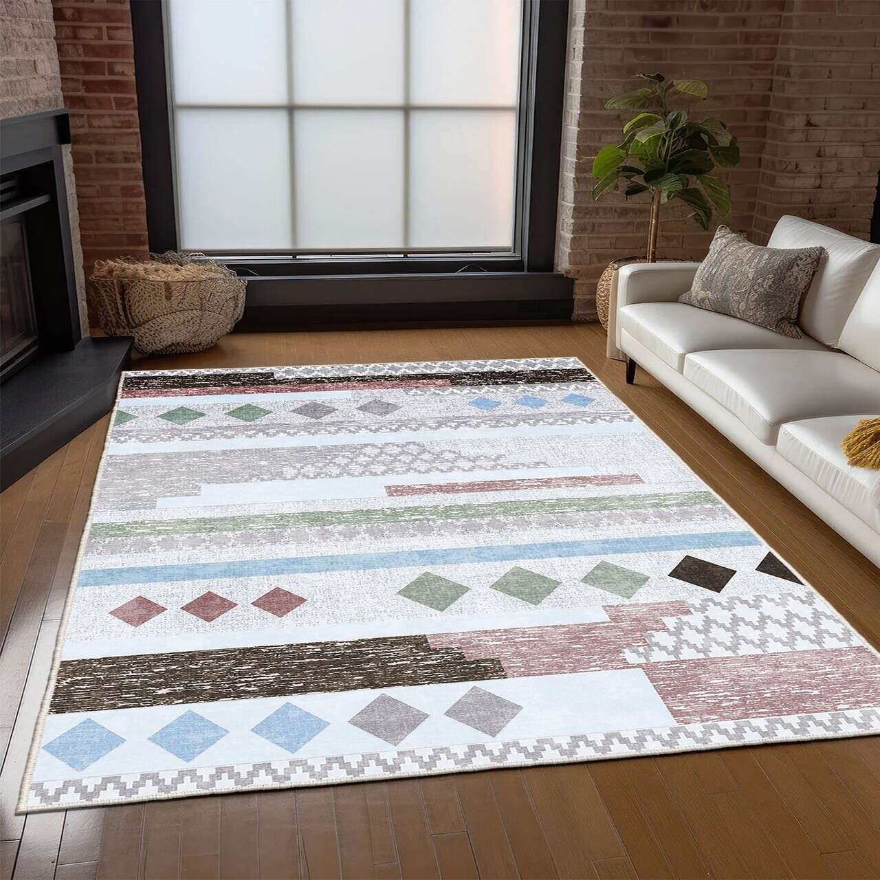 Covor, Infkece16, 160x230 cm, Multicolor — imaginea 3