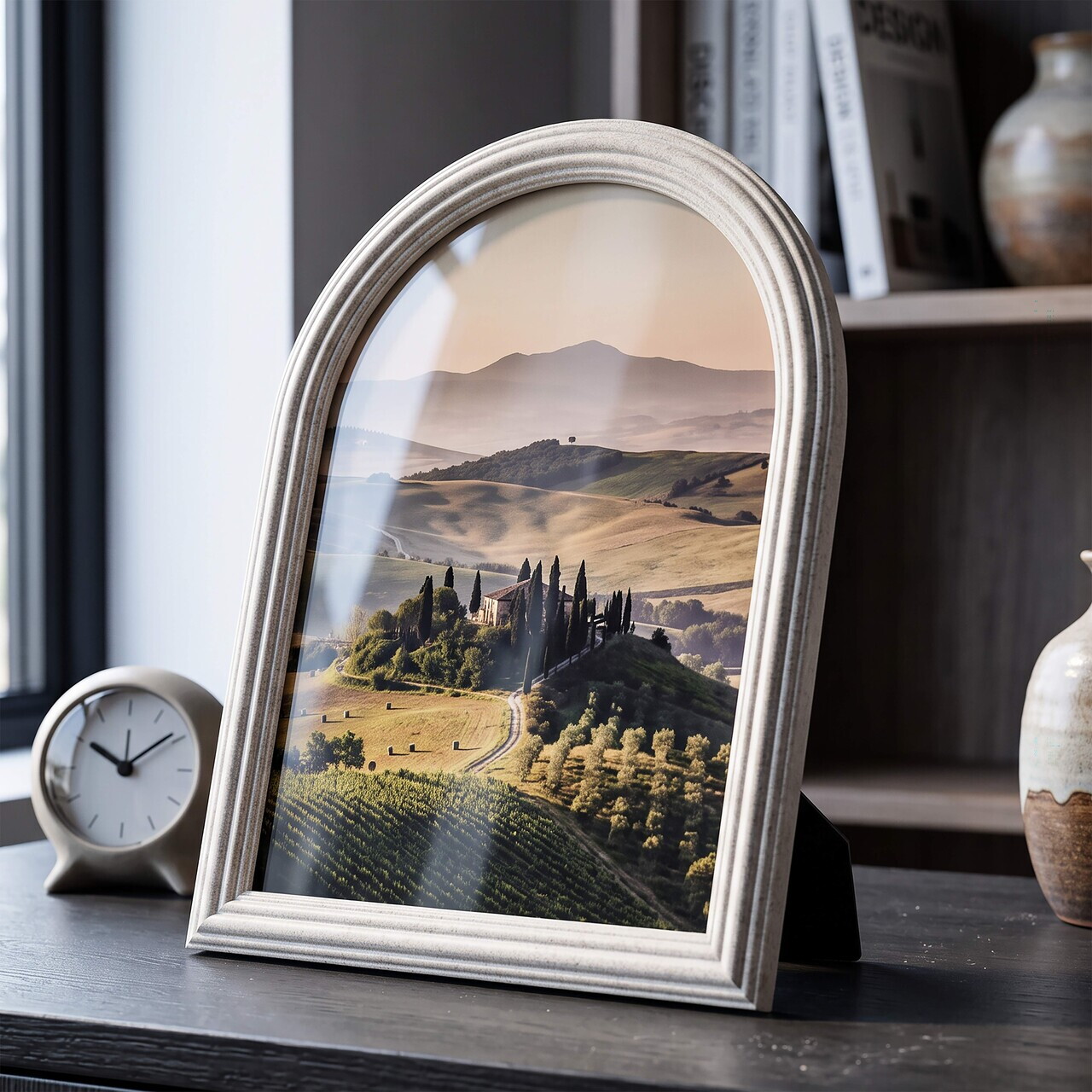 Rama foto, Mediterranean Arched, Mauro Ferretti, polirasina, 15x20 cm, nisipiu