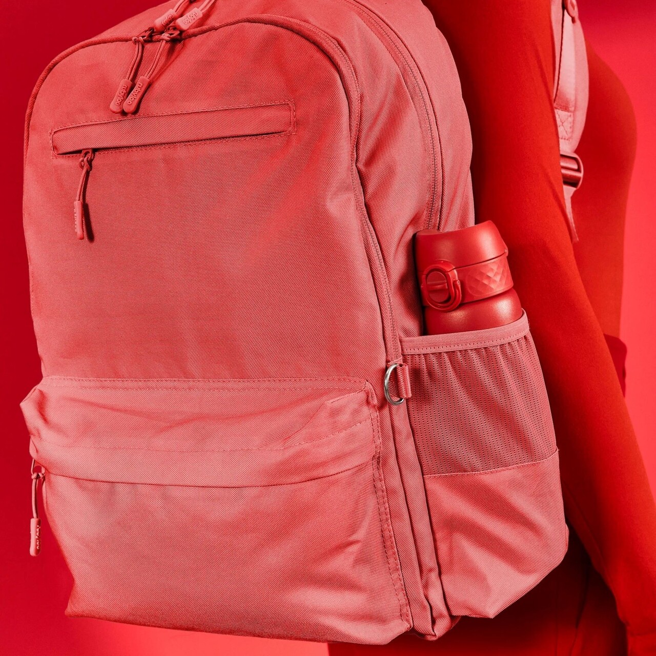 Sticla apa Slim, inox, 600ml, Red - Ion8 - view 8