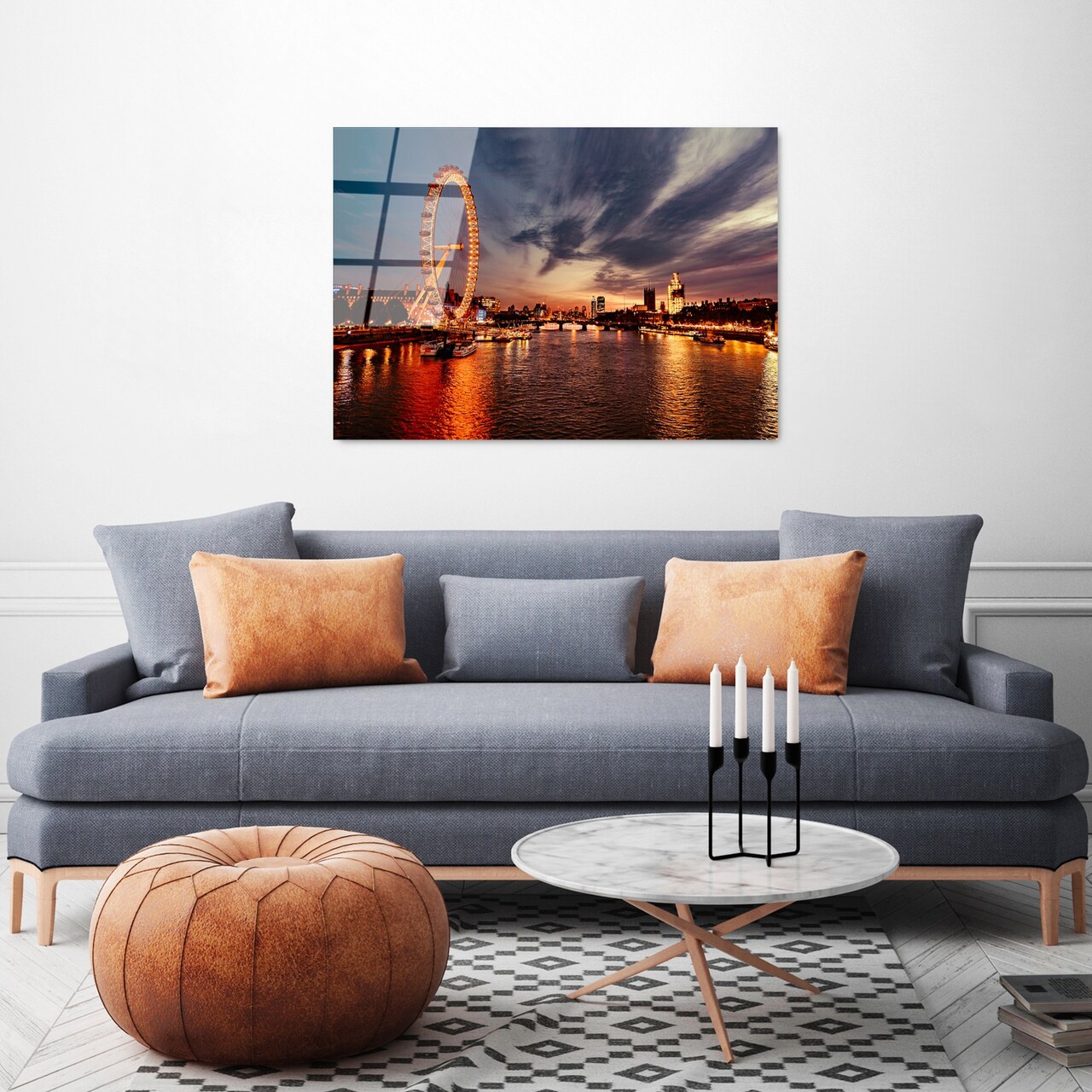 Tablou decorativ, UV-174 70 x 100, 70 x 100 cm, Multicolor - view 3