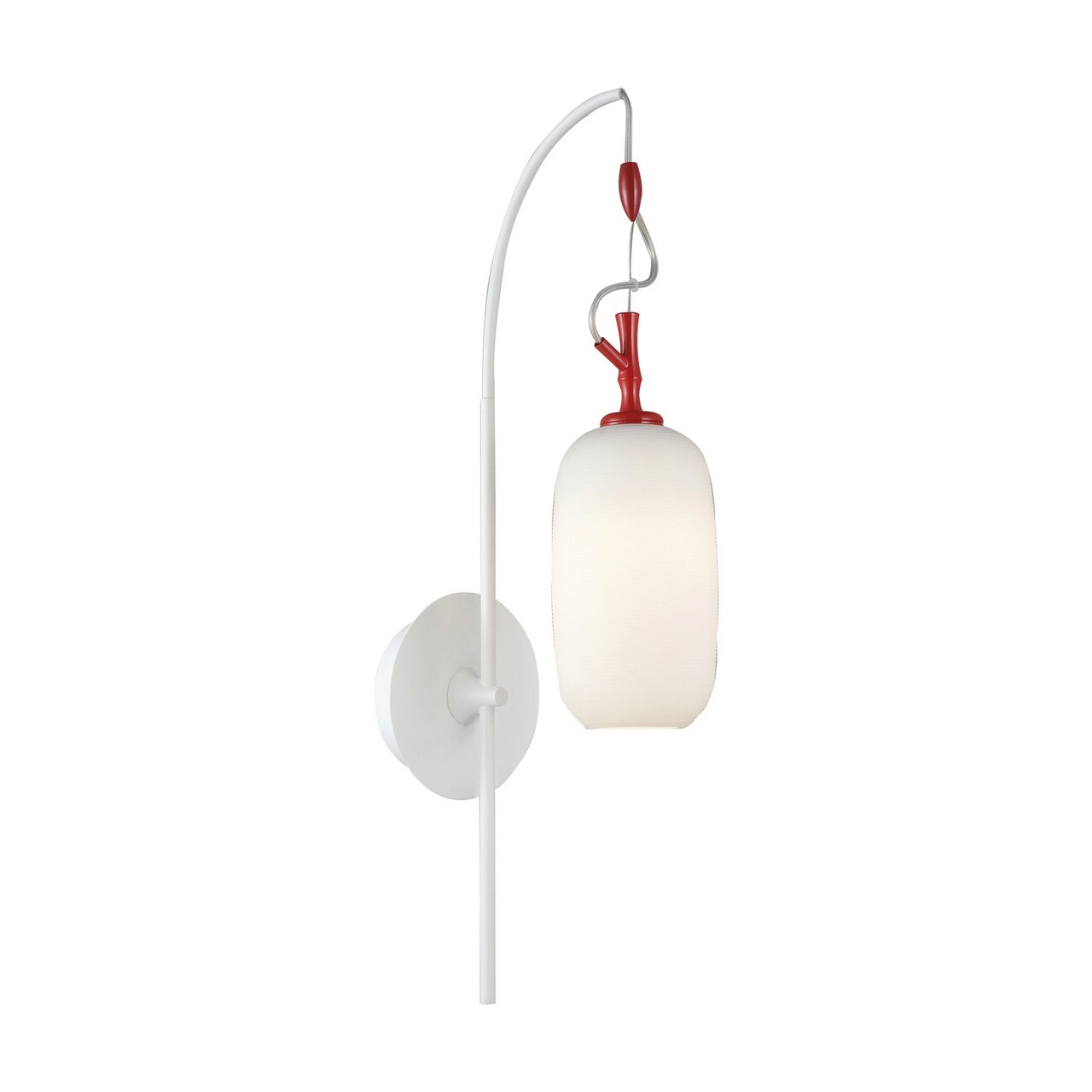 Aplica de perete, Opviq, 414LRC1665, Rosu