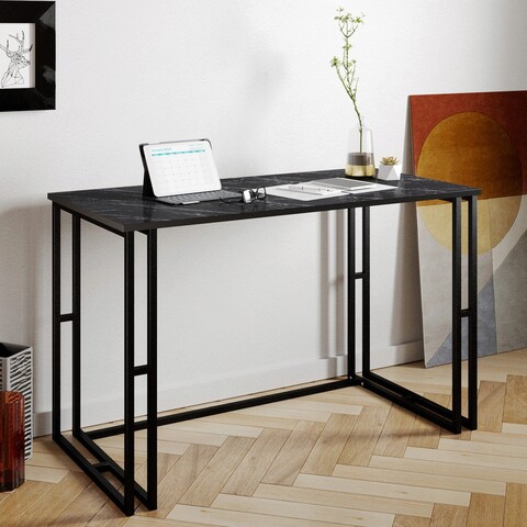 Birou, Hadley, Alfa, 120x75x60 cm, Negru Hadley