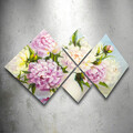 Set 4 tablouri decorative, 4MDF545693890, MDF, Imprimat UV, Multicolor