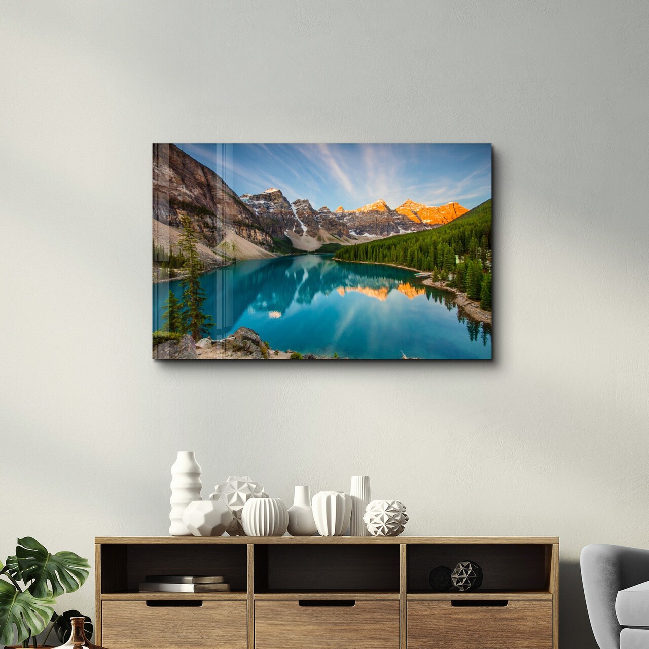 Tablou decorativ, OGLS-1100, Dimensiuni: 46 x 72 cm, Multicolor - view 2