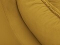 Coltar extensibil reversibil, Pansy, Mazzini Sofas, 4 locuri, cu lada de depozitare, 220x150x90 cm, catifea, galben
