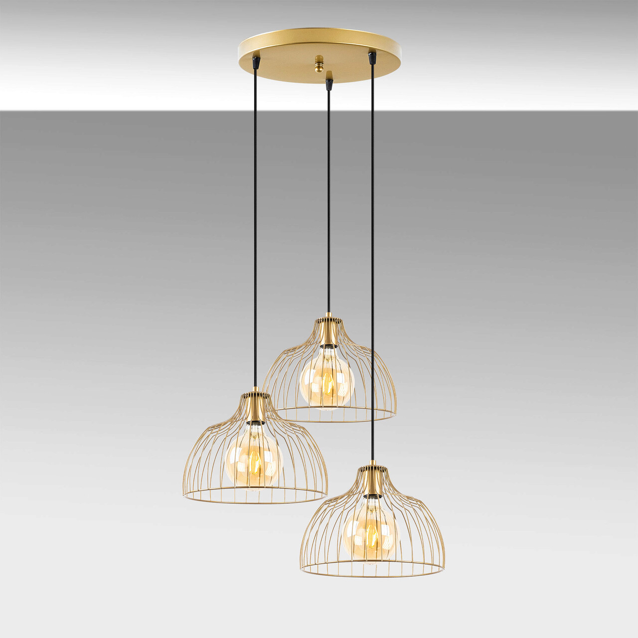 Lustra, Fulgor, 942FLG1477, Metal, Auriu - 2 | YEO