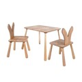 Set masa si scaun pentru copii, Rosewood, BLTYZ-AKTV060-1, Stejar