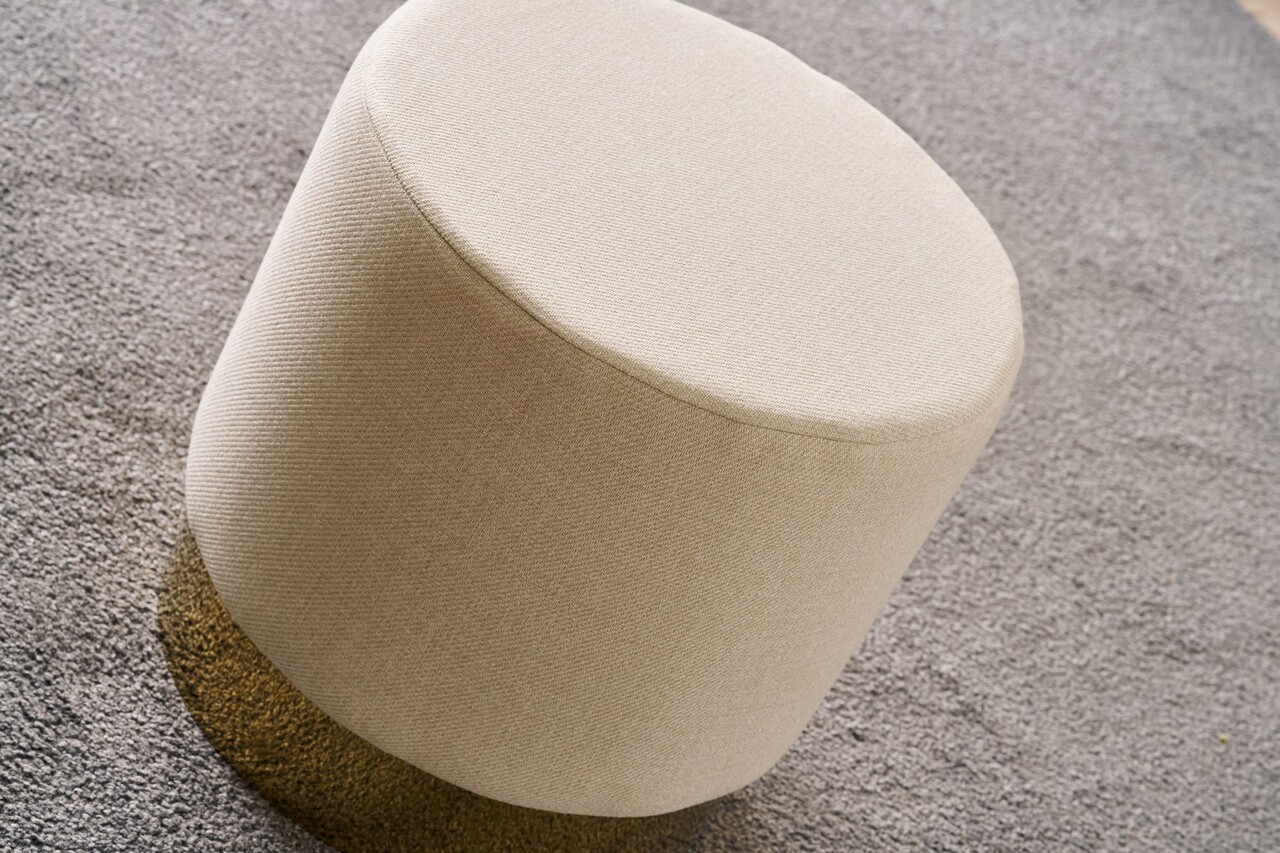 Taburet, Atelier del Sofa, 825BLC5125, Lemn, Crem - view 2