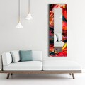 Oglinda decorativa, 40120NISMA-014, Dimensiune: 20 x 100 cm, Multicolor