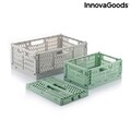 Set de 3 cutii organizatoare pliabile si stivuibile Boxtor InnovaGoods