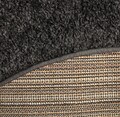Covor Shaggy Bugio, Decorino, 120x120 cm, polipropilena, antracit