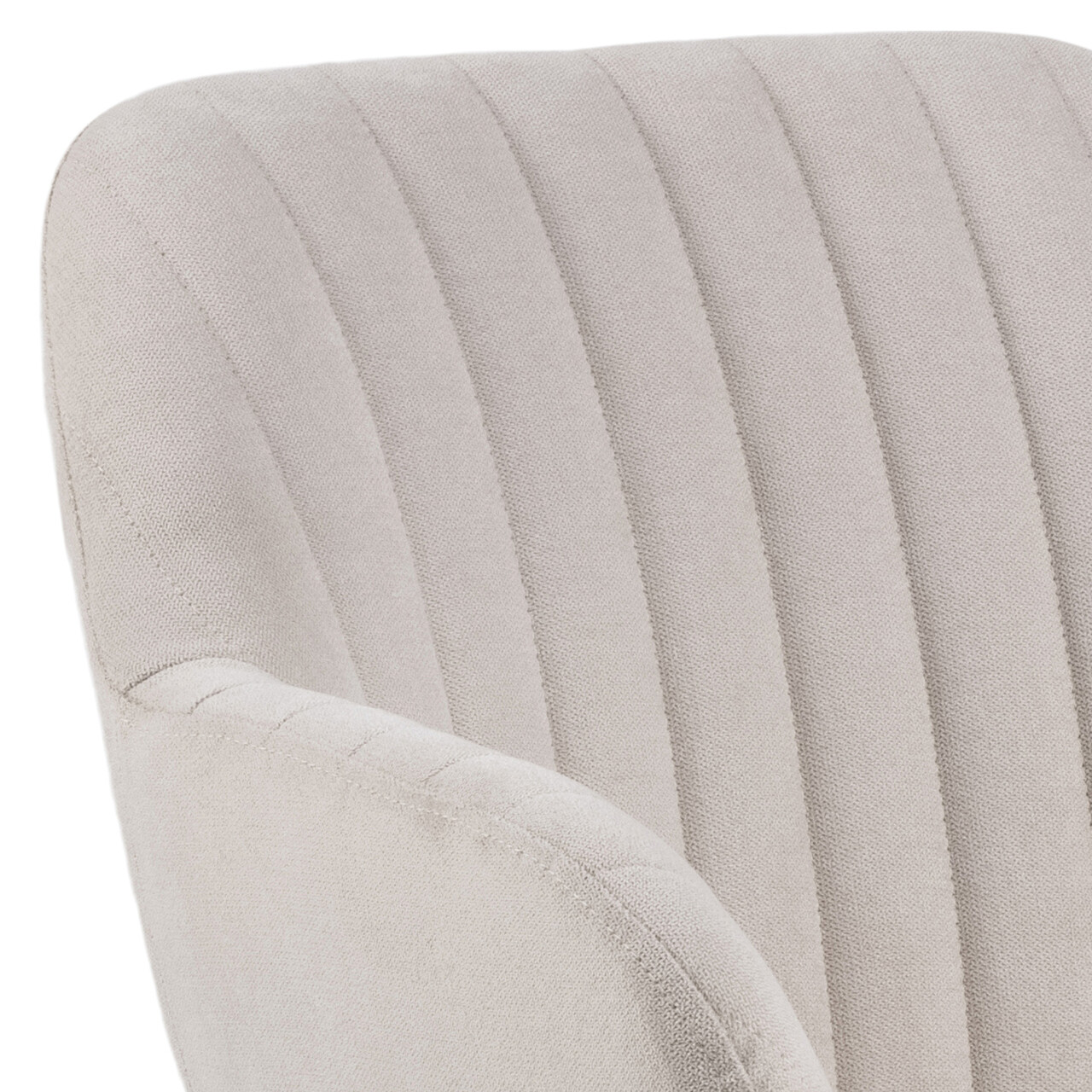 Scaun Emilia, Actona, 57x61x83 cm, poliester/otel, bej nisip - view 3