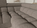 Coltar extensibil dreapta 3 locuri ELTAP, RT-20ROY, Fectory, 346x205x93 cm, lemn/poliester, maro