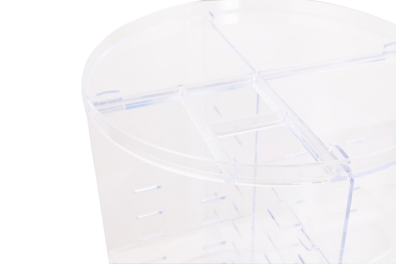 Organizator de machiaj, Hermia, 964FRM2114, Transparent - imagine 5