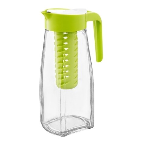 Carafa cu infuzor Fiesta, Ambition, sticla, 1.5 L, verde