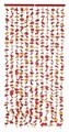 Perdea decorativa pentru usa Indian Summer, Maximex, 90x1x190 cm, poliester/polipropilena, portocaliu/rosu