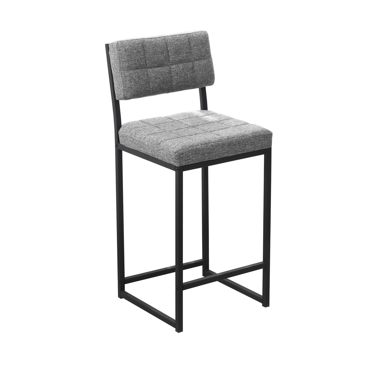 Scaun de bar, Hanah Home, Retro, 40x98x40 cm, Gri - imagine 6