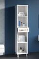 Dulap multifunctional, Rabi, Rb-056, 35x180x33 cm, Alb mat