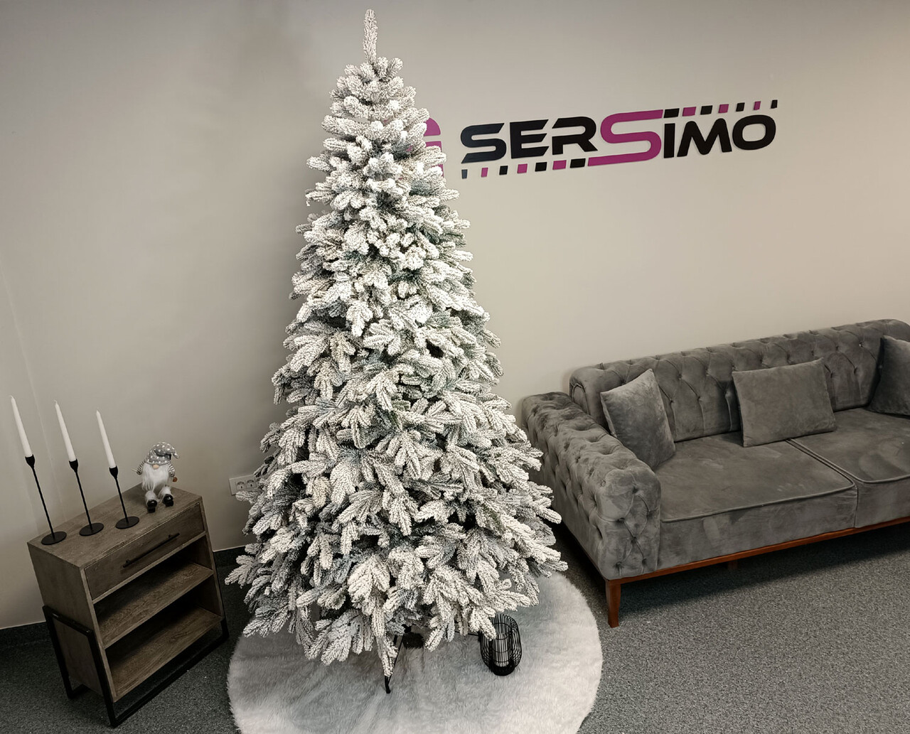 Brad artificial Christmas Deluxe by Sersimo, Kovalivska nins, 3D, 230cm