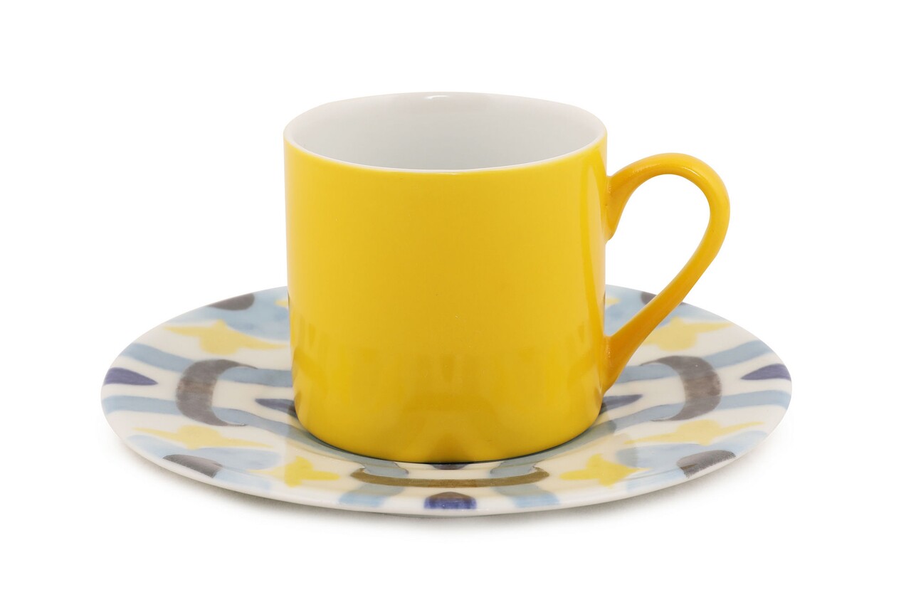Set de cafea Kutahya Porselen, NNRU08KT898302, 8 piese, portelan - 1 | YEO